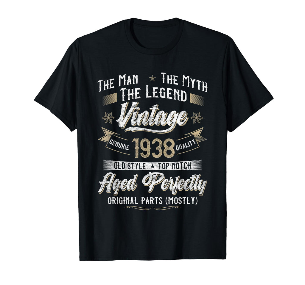 88Th Birthday Gift 1938 Funny 88 Years T-Shirt - Graphic Print Men Women - T-Shirt, Sweatshirt, Hoodie
