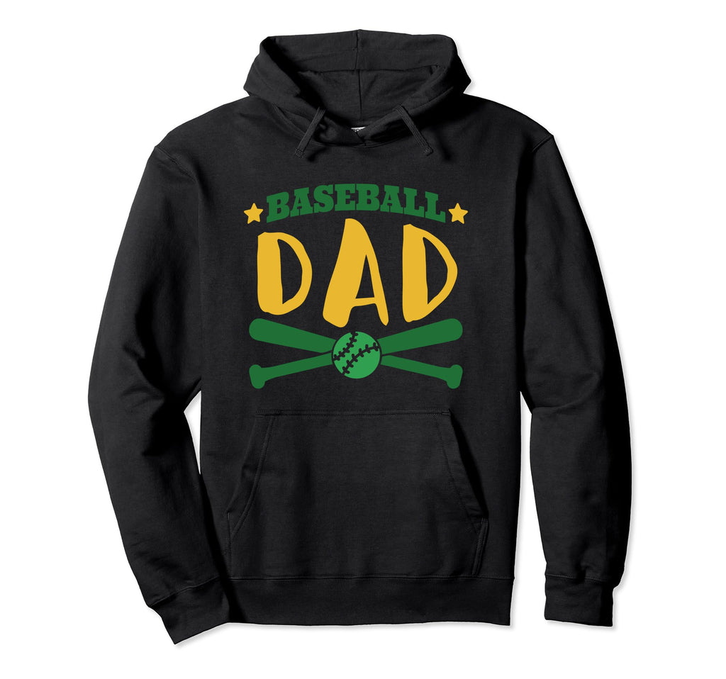 Baseball Dad Father Son Fan Sports Hoodie - Novelty Apparel Unisex - T-Shirt, Sweatshirt, Hoodie