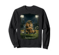 Funny Lion Ballfield Baseball Sweatshirt - Streetwear Style for Adults - T-Shirt, Sweatshirt, Hoodie