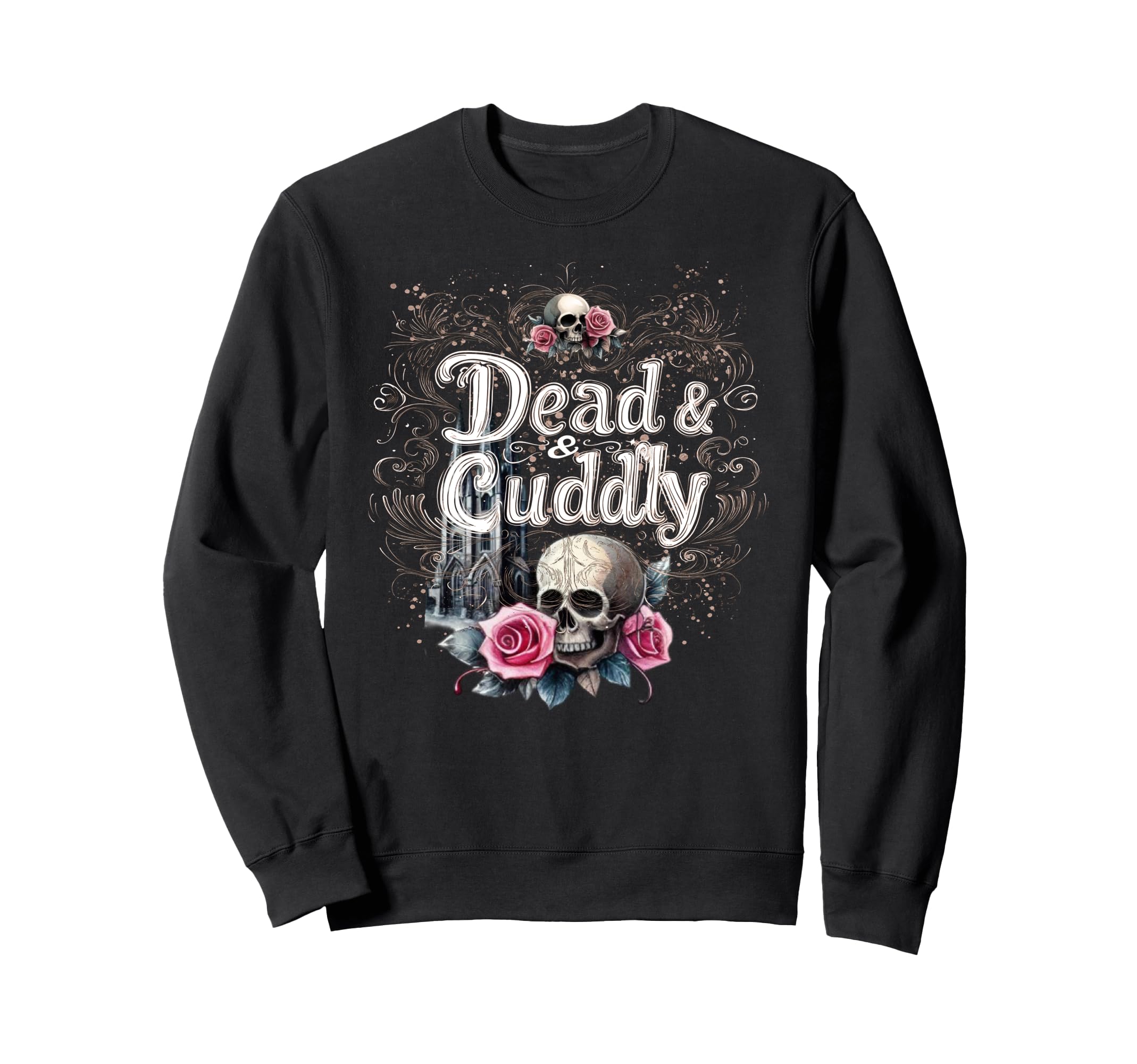 Dead And Cuddly Gothic Alt Grunge Sweatshirt - Trendy Graphic for Adults - T-Shirt, Sweatshirt, Hoodie