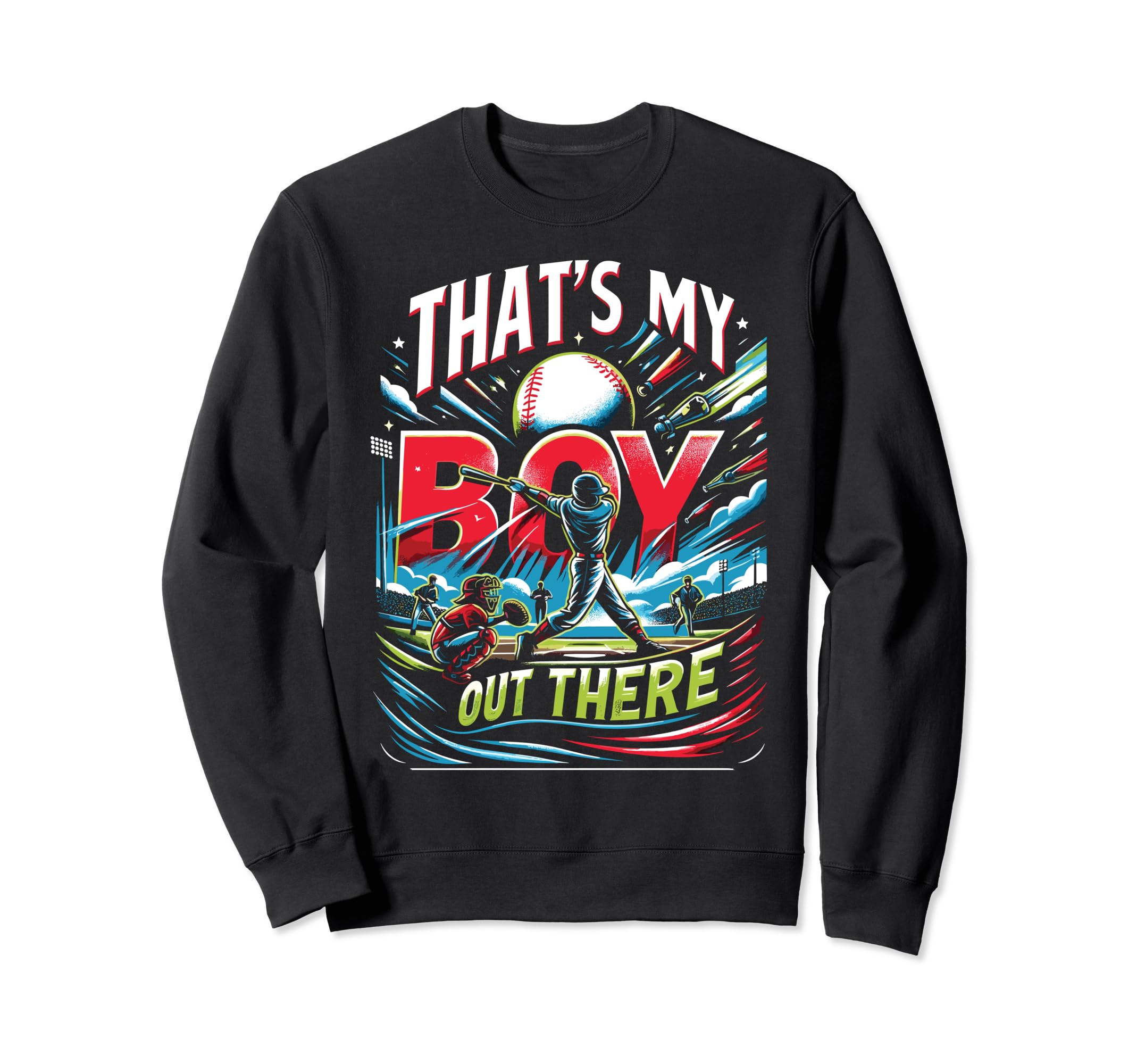 Baseball Dad Fathers Day Baseball Sweatshirt - Fun Novelty Design Unisex - T-Shirt, Sweatshirt, Hoodie