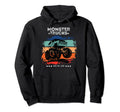 Monster Truck Are My Jam Sunset Hoodie - Casual Everyday Wear for Adults - T-Shirt, Sweatshirt, Hoodie