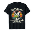 My Patience Lasts This Long Vibrant T-Shirt - Streetwear Style Men Women - T-Shirt, Sweatshirt, Hoodie
