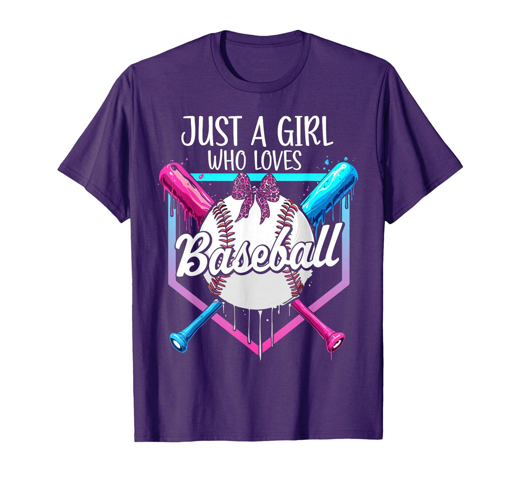 Baseball Drip Just Who Loves T-Shirt - Casual Everyday Wear for Adults - T-Shirt, Sweatshirt, Hoodie