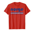 Norway Norge Three Stripe Weathered T-Shirt - Minimalist Print Men Women - T-Shirt, Sweatshirt, Hoodie