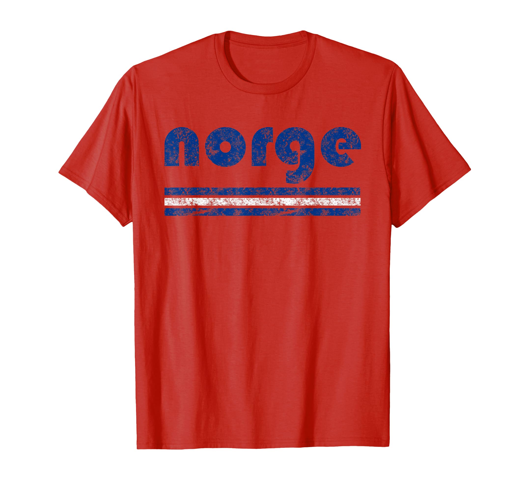 Norway Norge Three Stripe Weathered T-Shirt - Minimalist Print Men Women - T-Shirt, Sweatshirt, Hoodie