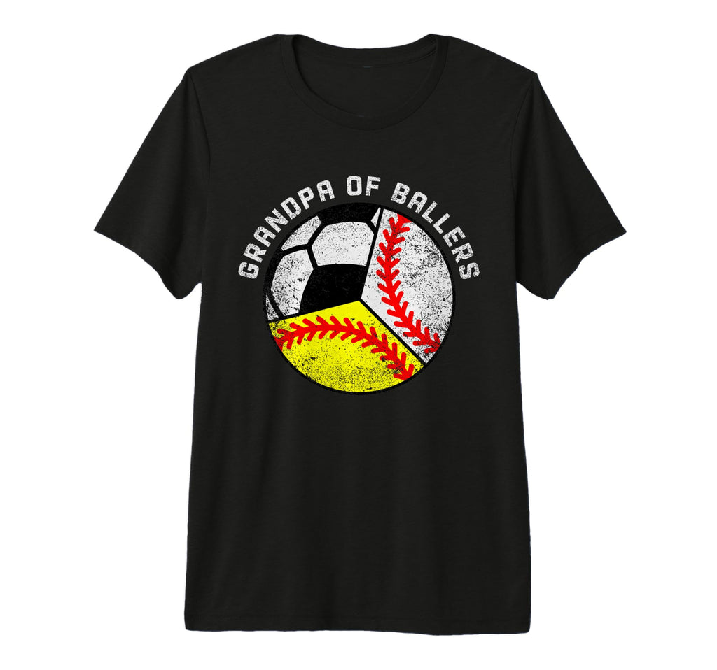 Mens Grandpa Ballers Funny Baseball T-Shirt - Novelty Apparel Men Women - T-Shirt, Sweatshirt, Hoodie