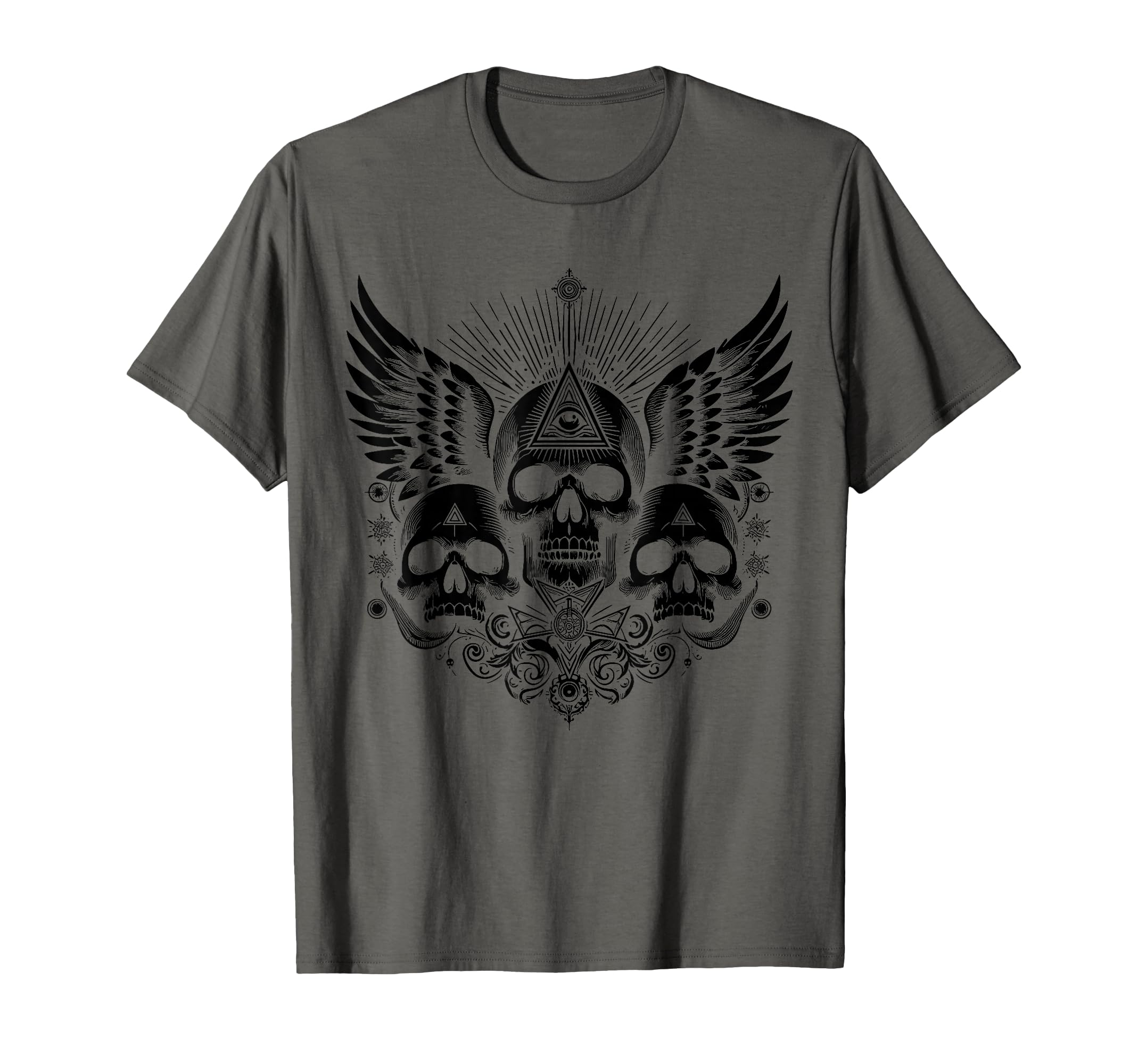 Emo Y2K Grunge Aesthetic Alt Goth Skull T-Shirt - Unique Graphic Men Women - T-Shirt, Sweatshirt, Hoodie