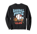 Baseball Moms Club Coquette Bow Sweatshirt - Fun Novelty Design Men Women - T-Shirt, Sweatshirt, Hoodie