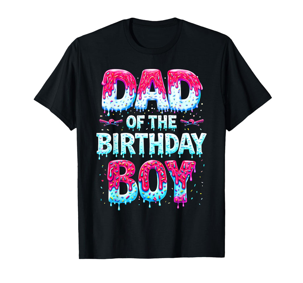 Dad Birthday Ice Cream Baseball Family T-Shirt - Fun Novelty Design Unisex - T-Shirt, Sweatshirt, Hoodie
