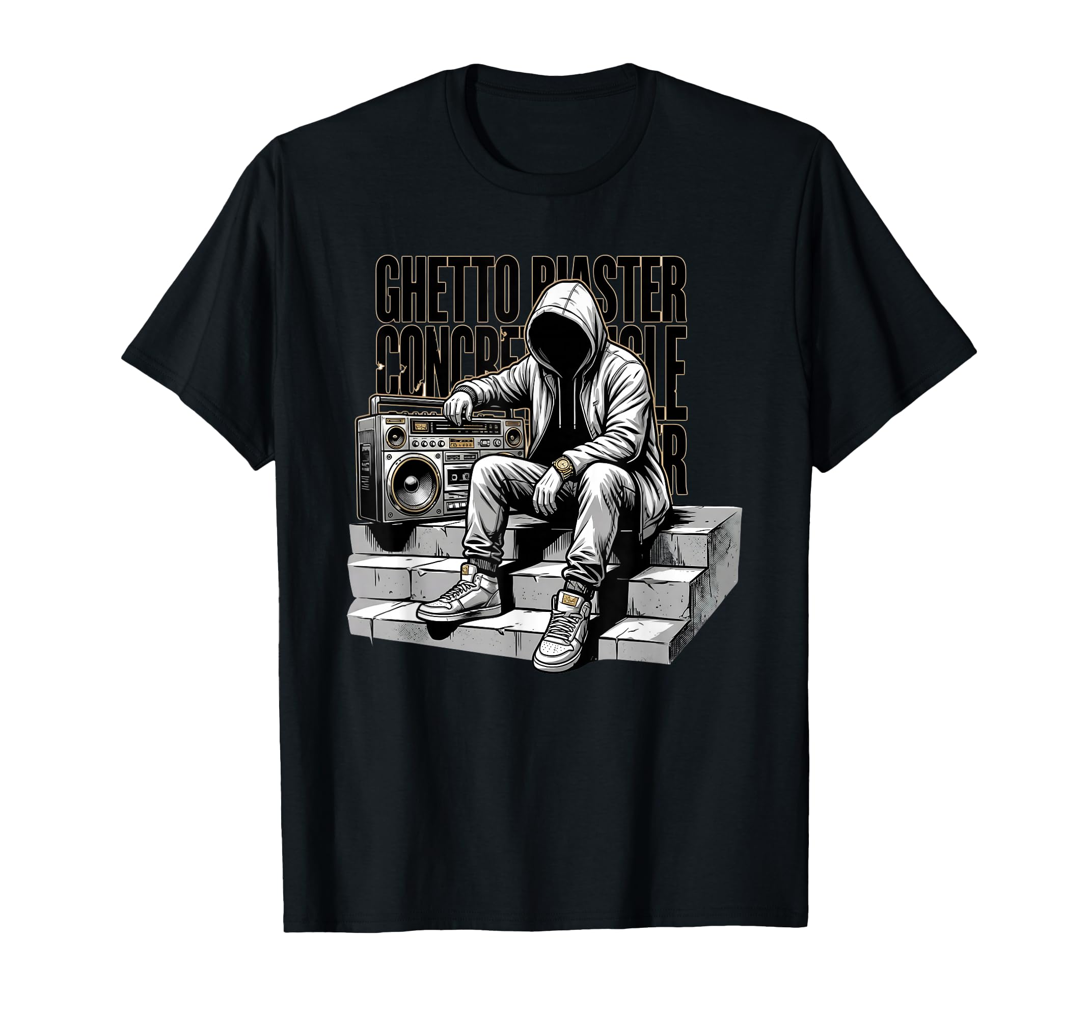 Ghetto Blaster Old School Hip Hop T-Shirt - Trendy Graphic Men Women - T-Shirt, Sweatshirt, Hoodie