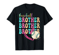Baseball Brother Colorful Typography T-Shirt - Unique Graphic Unisex - T-Shirt, Sweatshirt, Hoodie