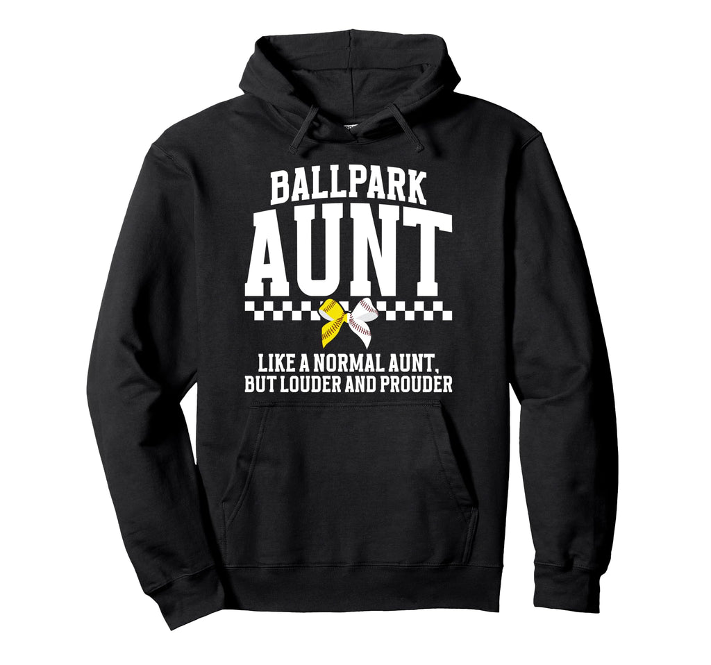 Ballpark Aunt Definition Baseball Hoodie - Aesthetic Graphic Unisex - T-Shirt, Sweatshirt, Hoodie