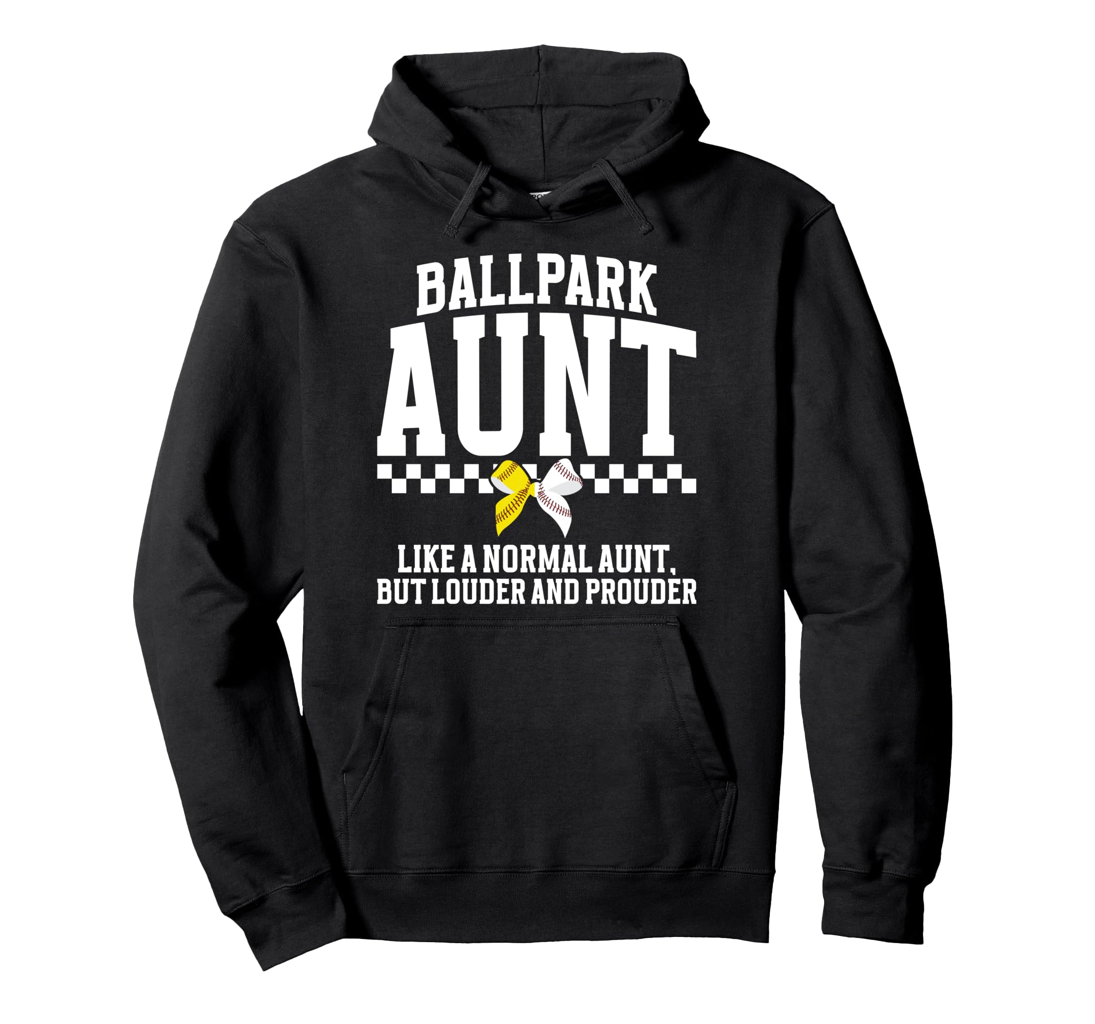 Ballpark Aunt Definition Baseball Hoodie - Aesthetic Graphic Unisex - T-Shirt, Sweatshirt, Hoodie
