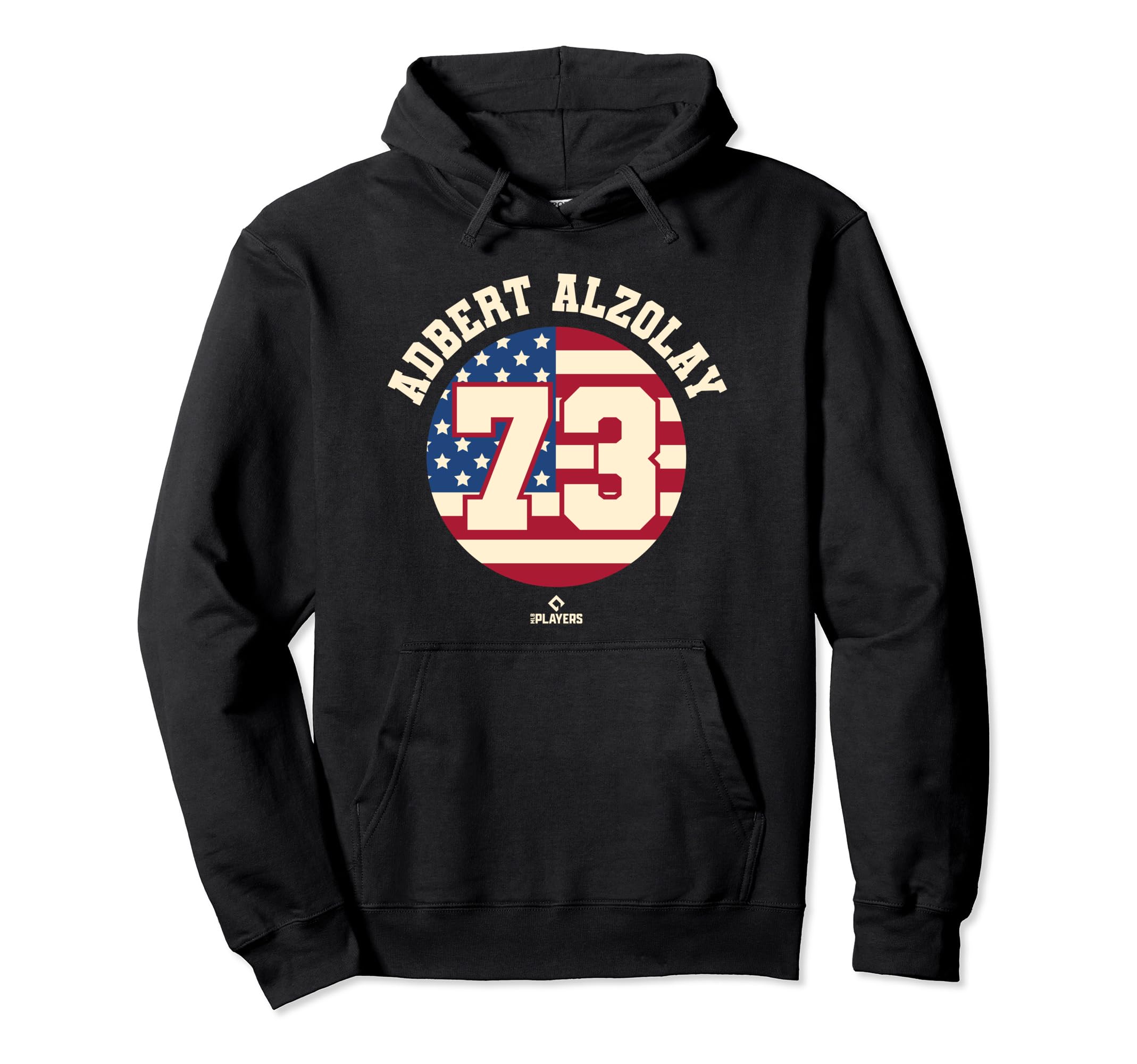 Adbert Alzolay American Flag Patriotic Hoodie - Minimalist Print Unisex - T-Shirt, Sweatshirt, Hoodie