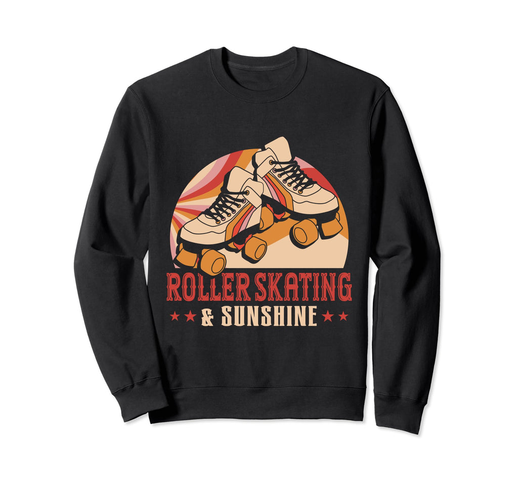 Roller Skate Roller Skating Sweatshirt - Minimalist Print Men Women - T-Shirt, Sweatshirt, Hoodie
