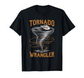 Tornado Wrangler Bold Western Cowboy T-Shirt - Custom Art Print for Adults - T-Shirt, Sweatshirt, Hoodie