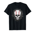 Baseball Skeleton Skull Halloween T-Shirt - Aesthetic Graphic Unisex - T-Shirt, Sweatshirt, Hoodie