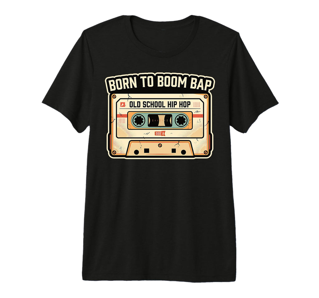 Old School Hip Hop Cassette Tape T-Shirt - Casual Everyday Wear for Adults - T-Shirt, Sweatshirt, Hoodie
