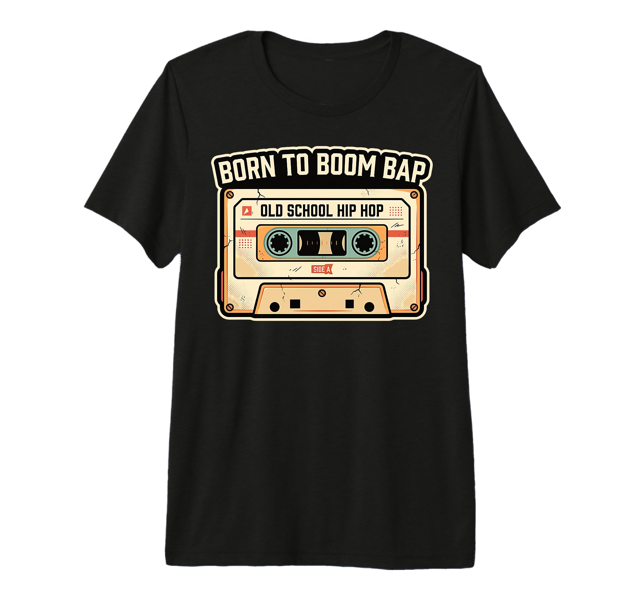Old School Hip Hop Cassette Tape T-Shirt - Casual Everyday Wear for Adults - T-Shirt, Sweatshirt, Hoodie