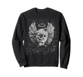 Y2K Cat Chain Heart Emo Goth 90S Sweatshirt - Aesthetic Graphic Unisex - T-Shirt, Sweatshirt, Hoodie