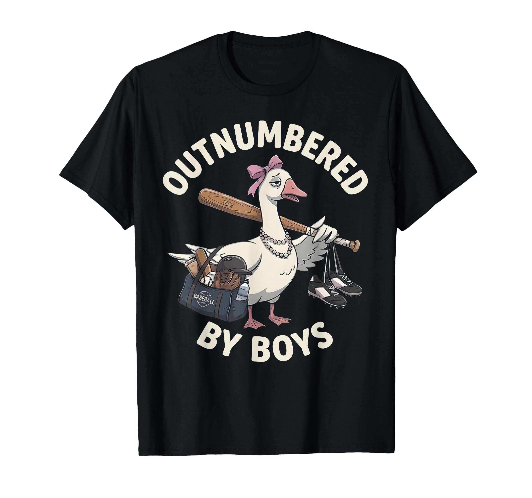 Funny Mom Goose Mothers Day T-Shirt - Aesthetic Graphic for Adults - T-Shirt, Sweatshirt, Hoodie