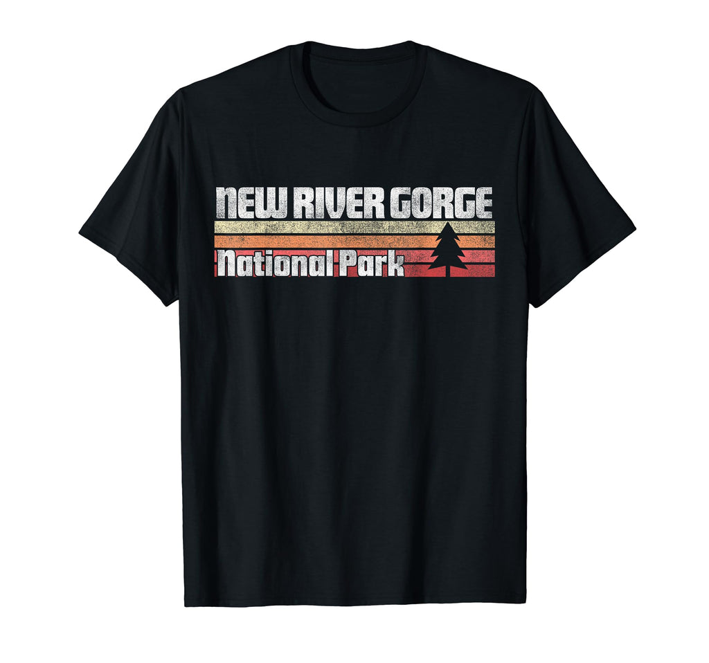 New River Gorge National Park 70S 80S T-Shirt - Trendy Graphic Men Women - T-Shirt, Sweatshirt, Hoodie