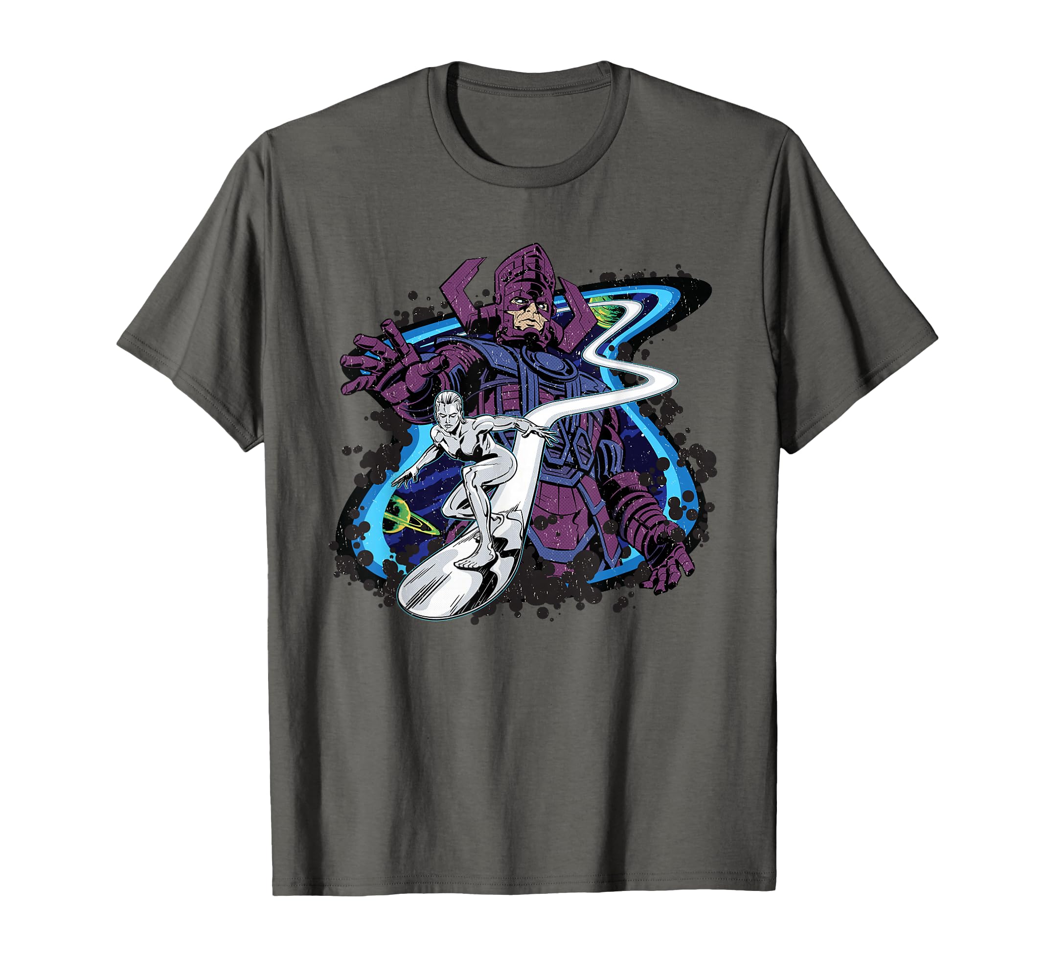 Marvel Silver Surfer And Galactus T-Shirt - Custom Art Print Men Women - T-Shirt, Sweatshirt, Hoodie