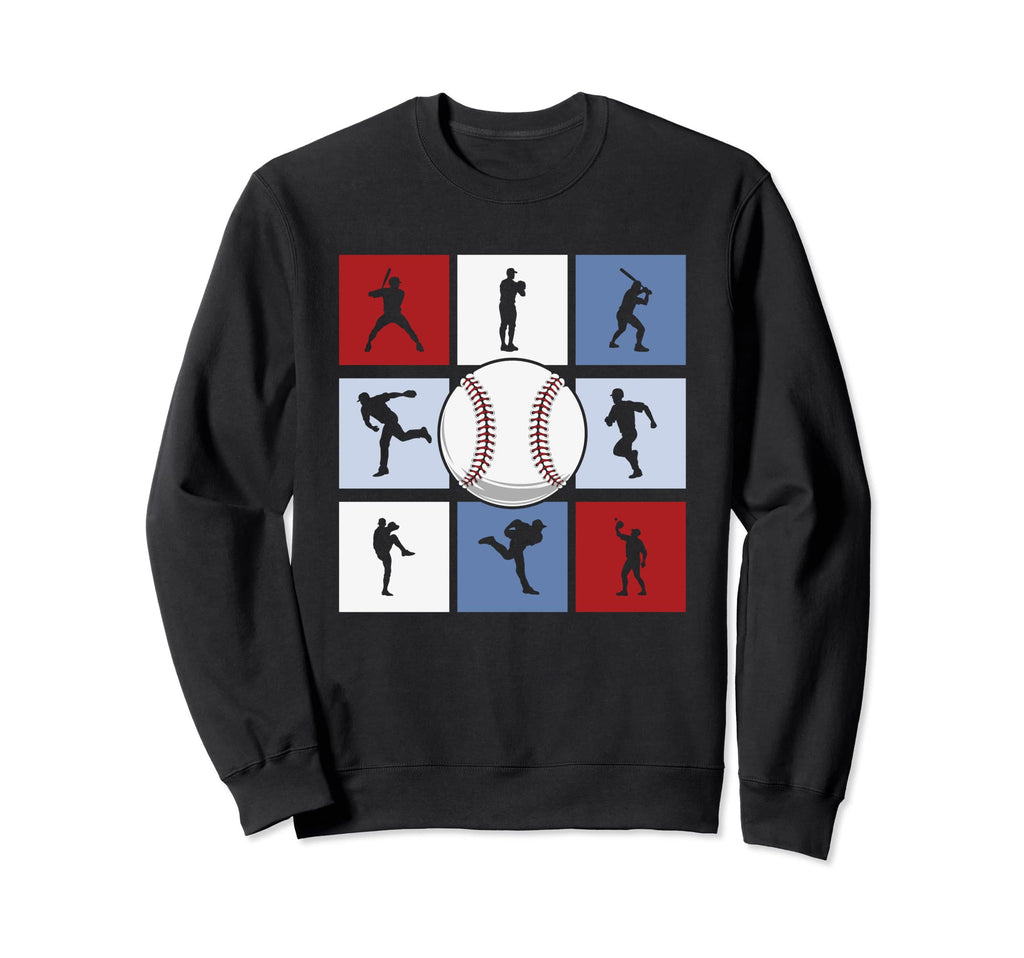 Baseball Funny Baseball Sweatshirt - Graphic Print Unisex - T-Shirt, Sweatshirt, Hoodie