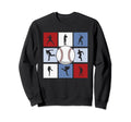 Baseball Funny Baseball Sweatshirt - Graphic Print Unisex - T-Shirt, Sweatshirt, Hoodie