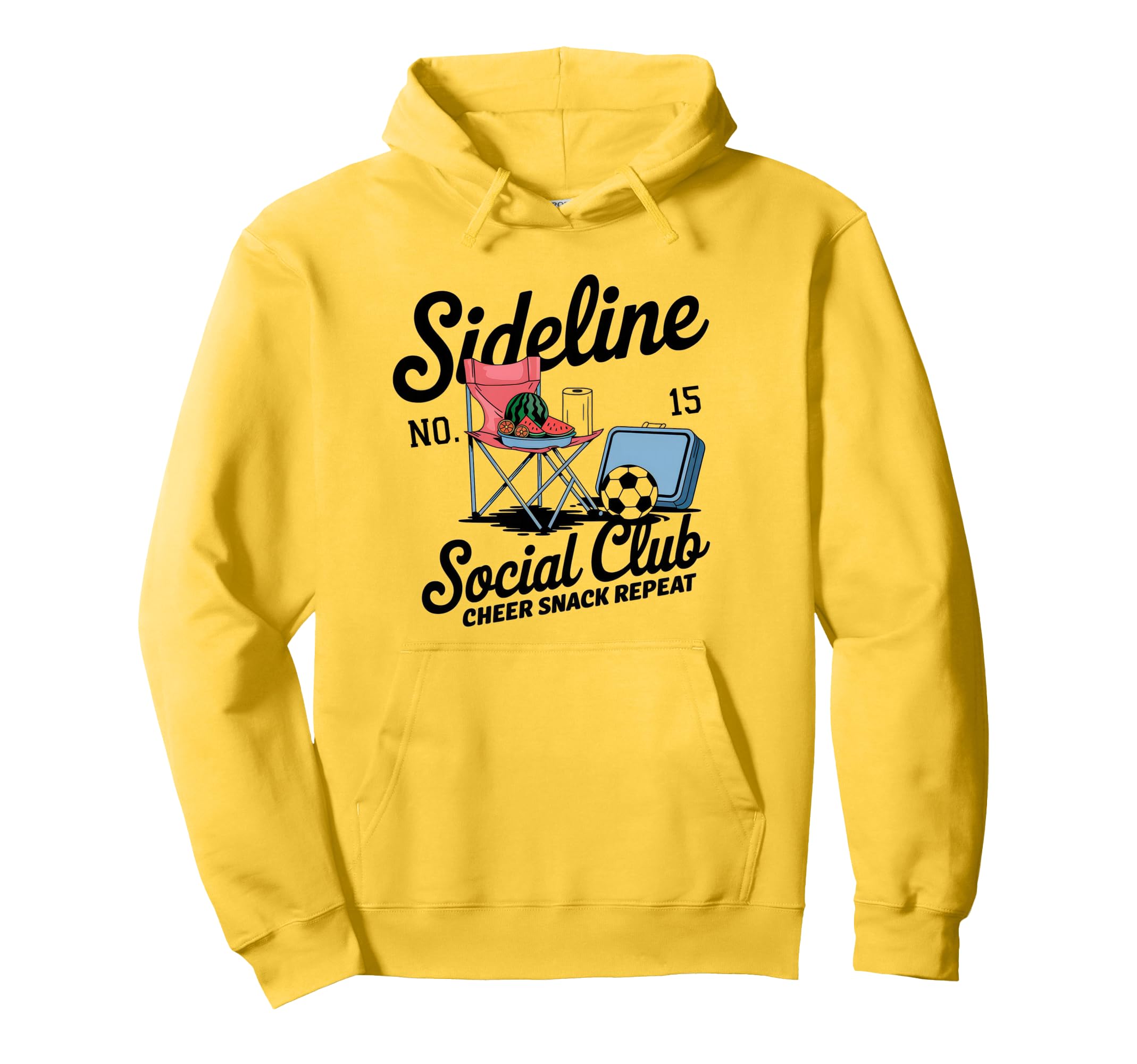 Sideline Social Club Soccer Mom Hoodie - Casual Everyday Wear for Adults - T-Shirt, Sweatshirt, Hoodie