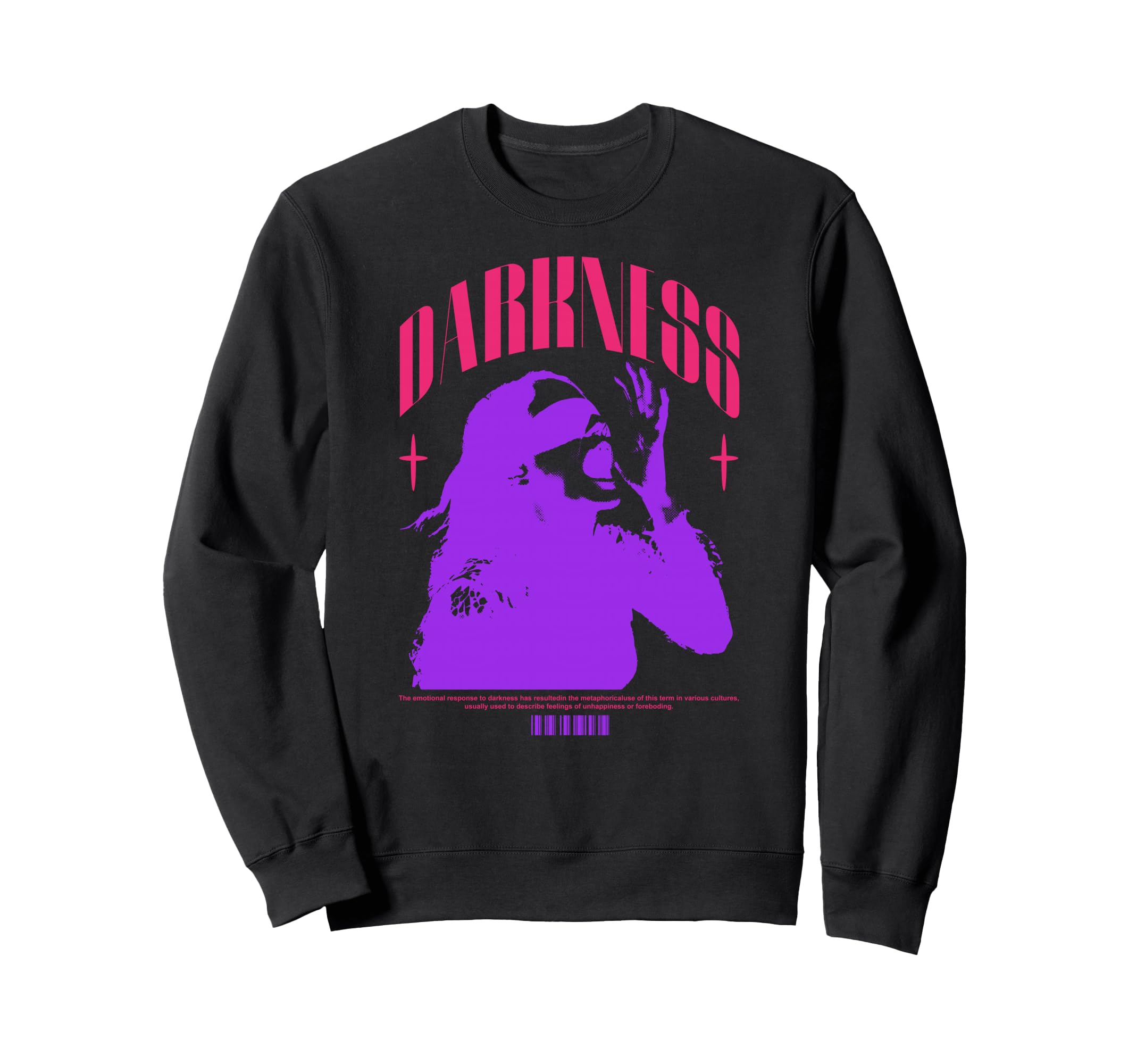 Y2K Darkness Bold Urban Sweatshirt - Fun Novelty Design for Adults - T-Shirt, Sweatshirt, Hoodie