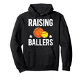 Raising Ballers Basketball Softball Hoodie - Aesthetic Graphic for Adults - T-Shirt, Sweatshirt, Hoodie