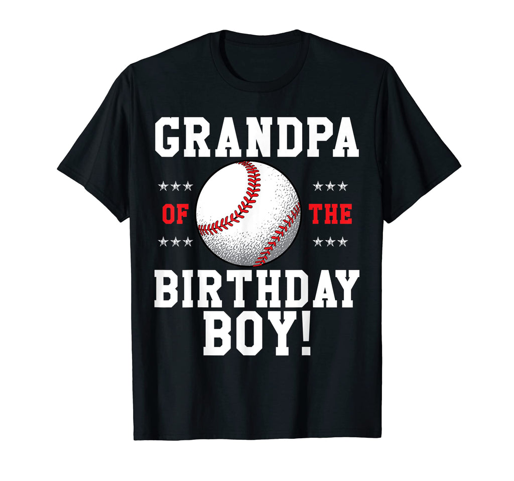 Grandpa Birthday Baseball Matching T-Shirt - Custom Art Print Men Women - T-Shirt, Sweatshirt, Hoodie