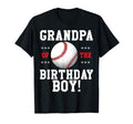 Grandpa Birthday Baseball Matching T-Shirt - Custom Art Print Men Women - T-Shirt, Sweatshirt, Hoodie