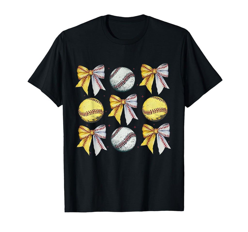 Baseball Coquette Bow Baseball Mama T-Shirt - Trendy Graphic Unisex - T-Shirt, Sweatshirt, Hoodie