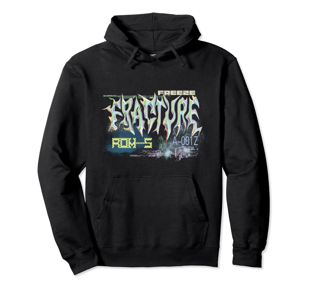 Y2K Aesthetic Fracture Freeze And Hoodie - Fun Novelty Design for Adults - T-Shirt, Sweatshirt, Hoodie