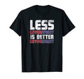 Distressed Libertarian Less Government T-Shirt - Custom Art Print Unisex - T-Shirt, Sweatshirt, Hoodie