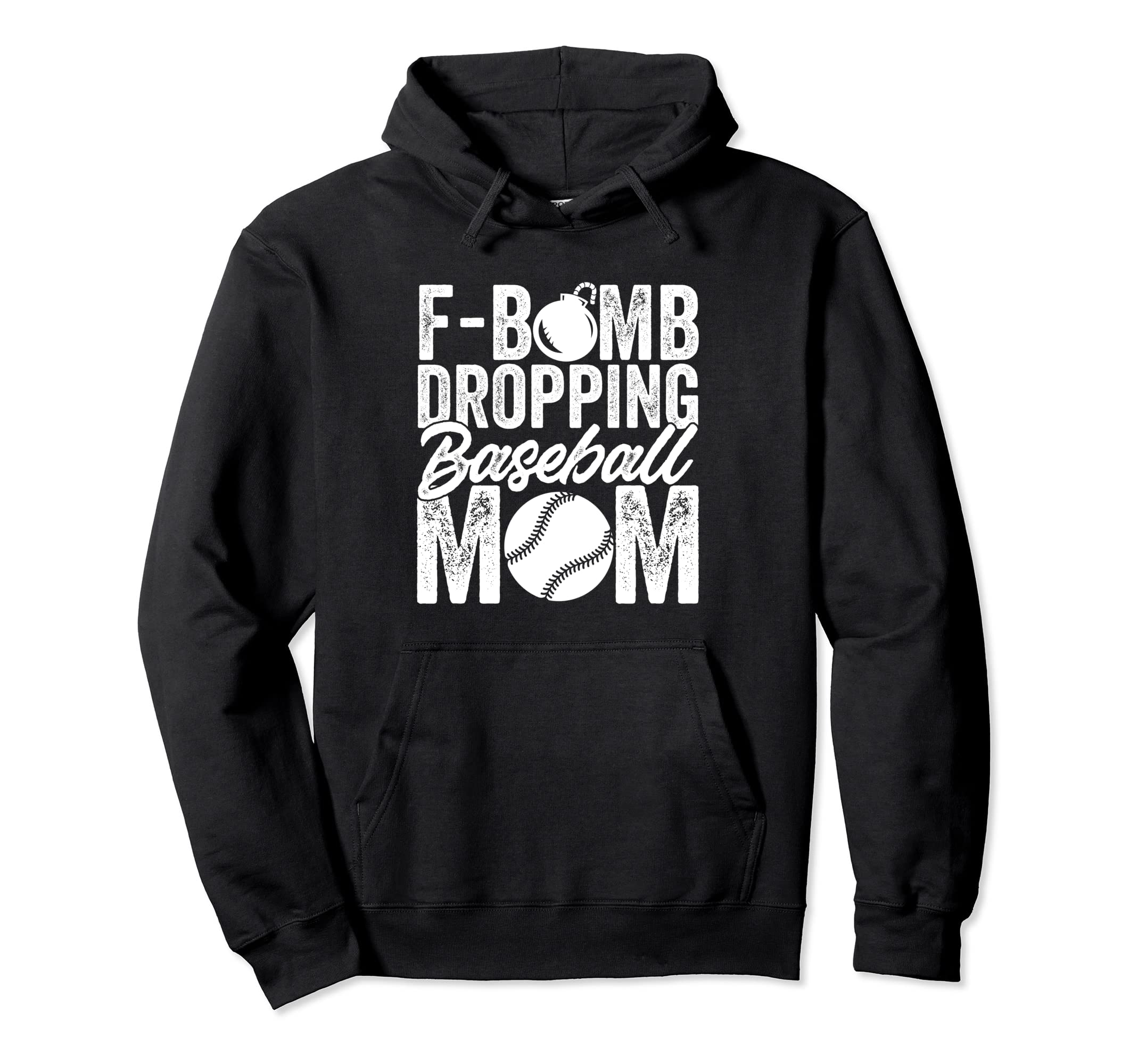 Baseball Mothers Day Funny F Bomb Hoodie - Casual Everyday Wear for Adults - T-Shirt, Sweatshirt, Hoodie