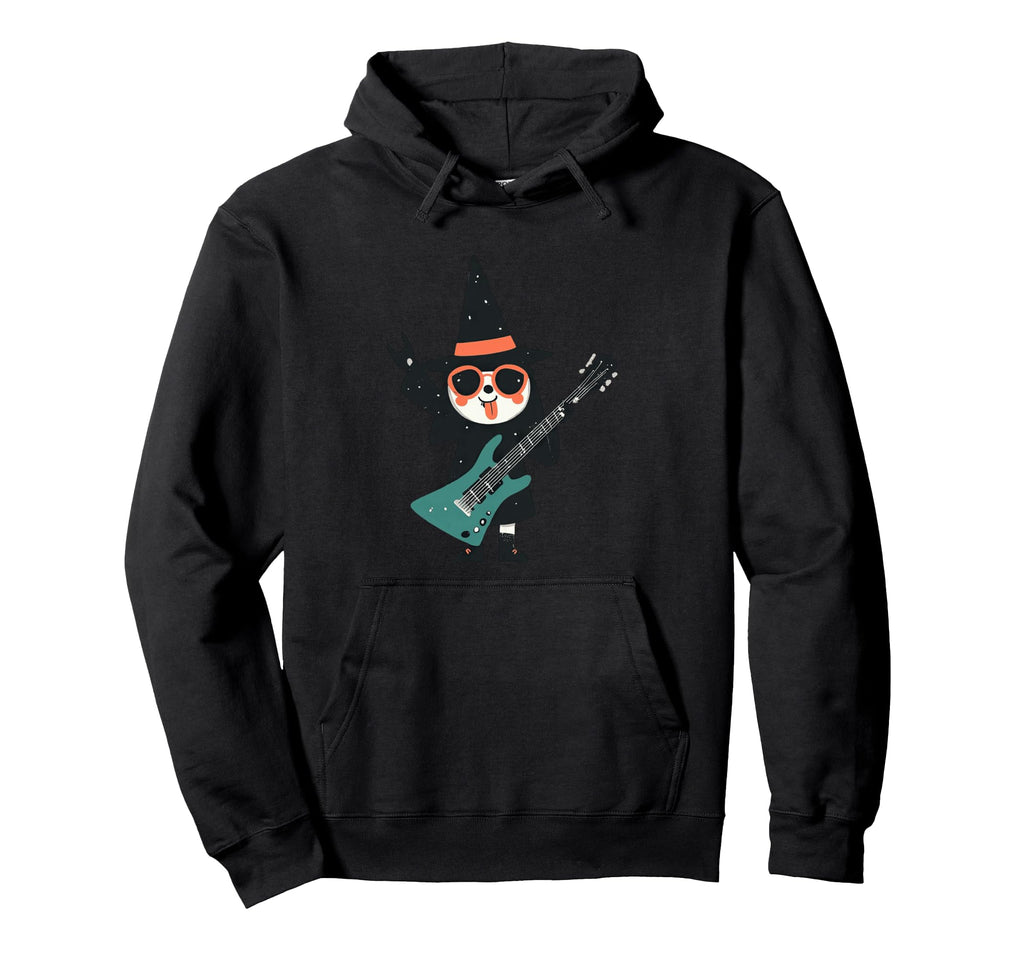 Skeleton Witch Guitar Rock Music Hoodie - Aesthetic Graphic Men Women - T-Shirt, Sweatshirt, Hoodie