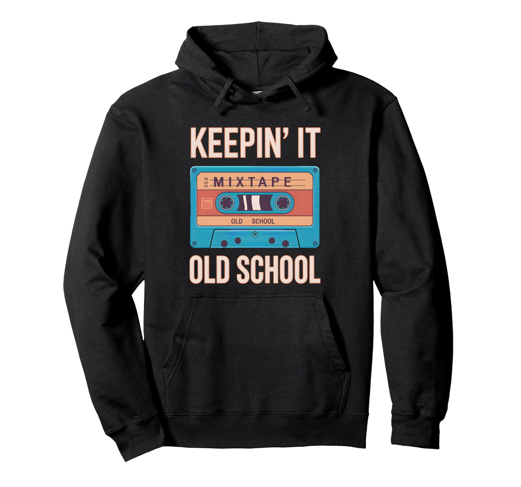 Old School Hip Hop 80S 90S Cassette Hoodie - Streetwear Style for Adults - T-Shirt, Sweatshirt, Hoodie