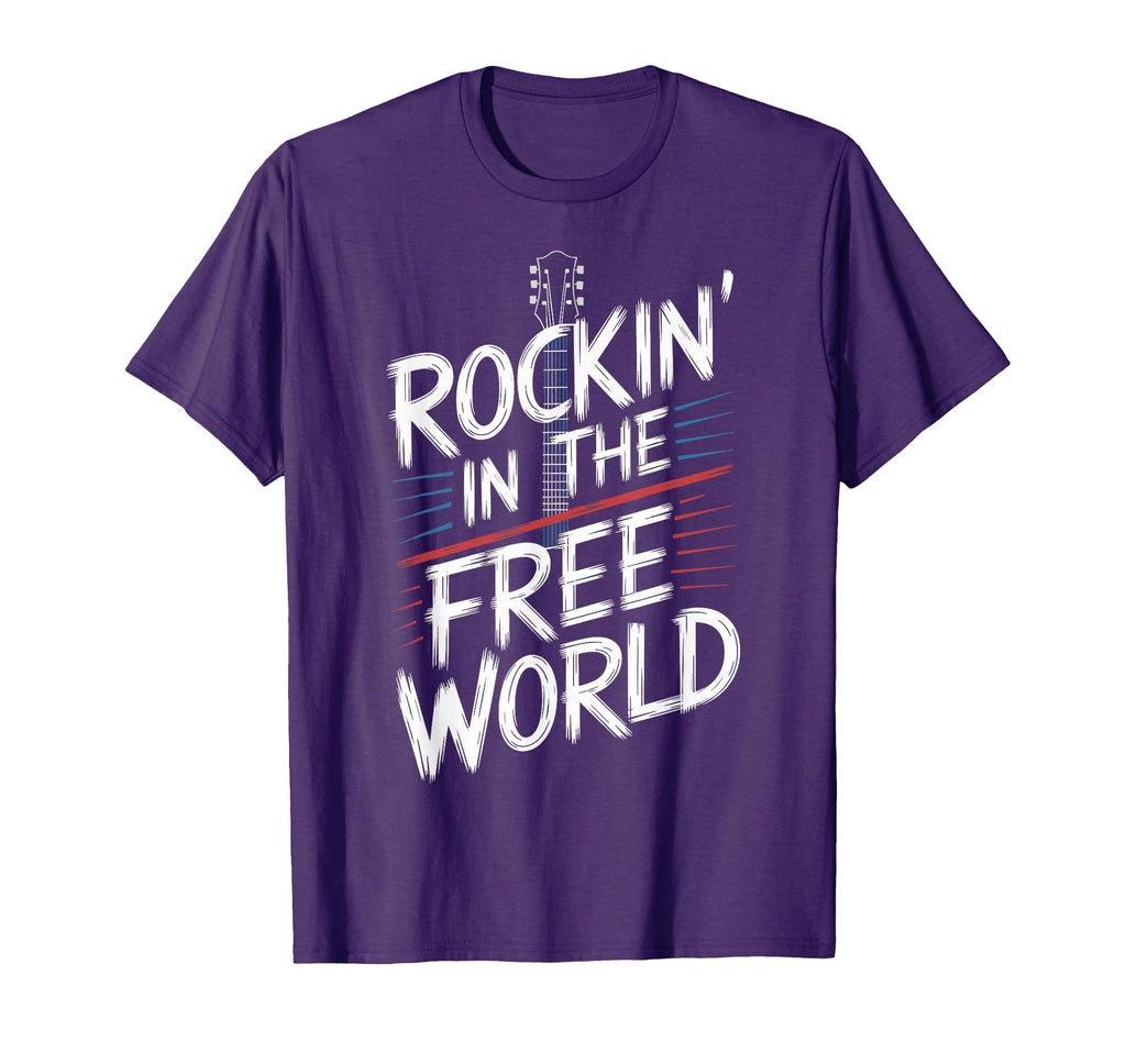 Rockin Free World Music Lover Concept T-Shirt - Streetwear Style Men Women - T-Shirt, Sweatshirt, Hoodie