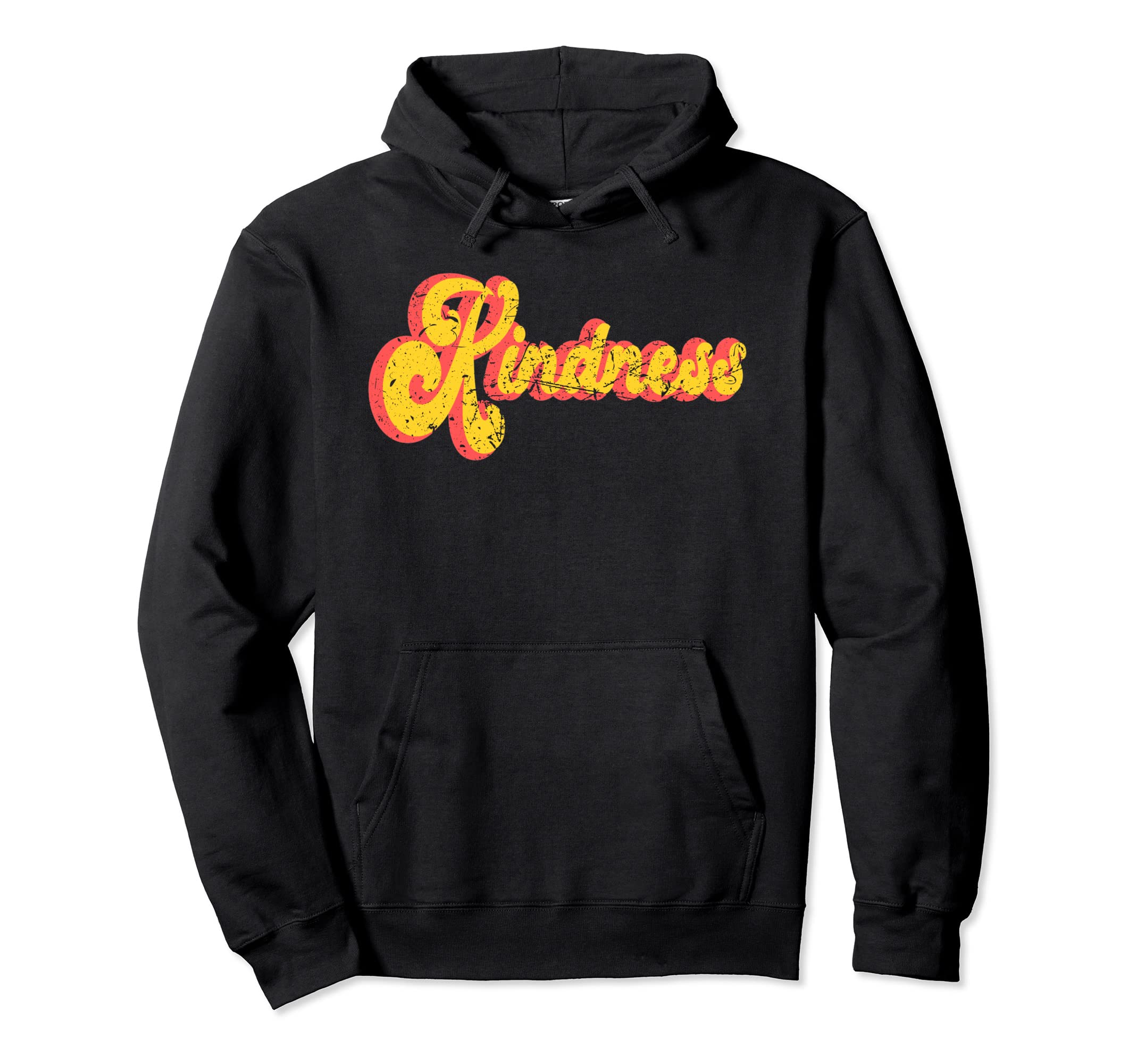 Kindness Distressed Typography Hoodie - Streetwear Style for Adults - T-Shirt, Sweatshirt, Hoodie