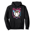 Baseball Drip Mom Bow Baseball Mothers Hoodie - Minimalist Print Men Women - T-Shirt, Sweatshirt, Hoodie