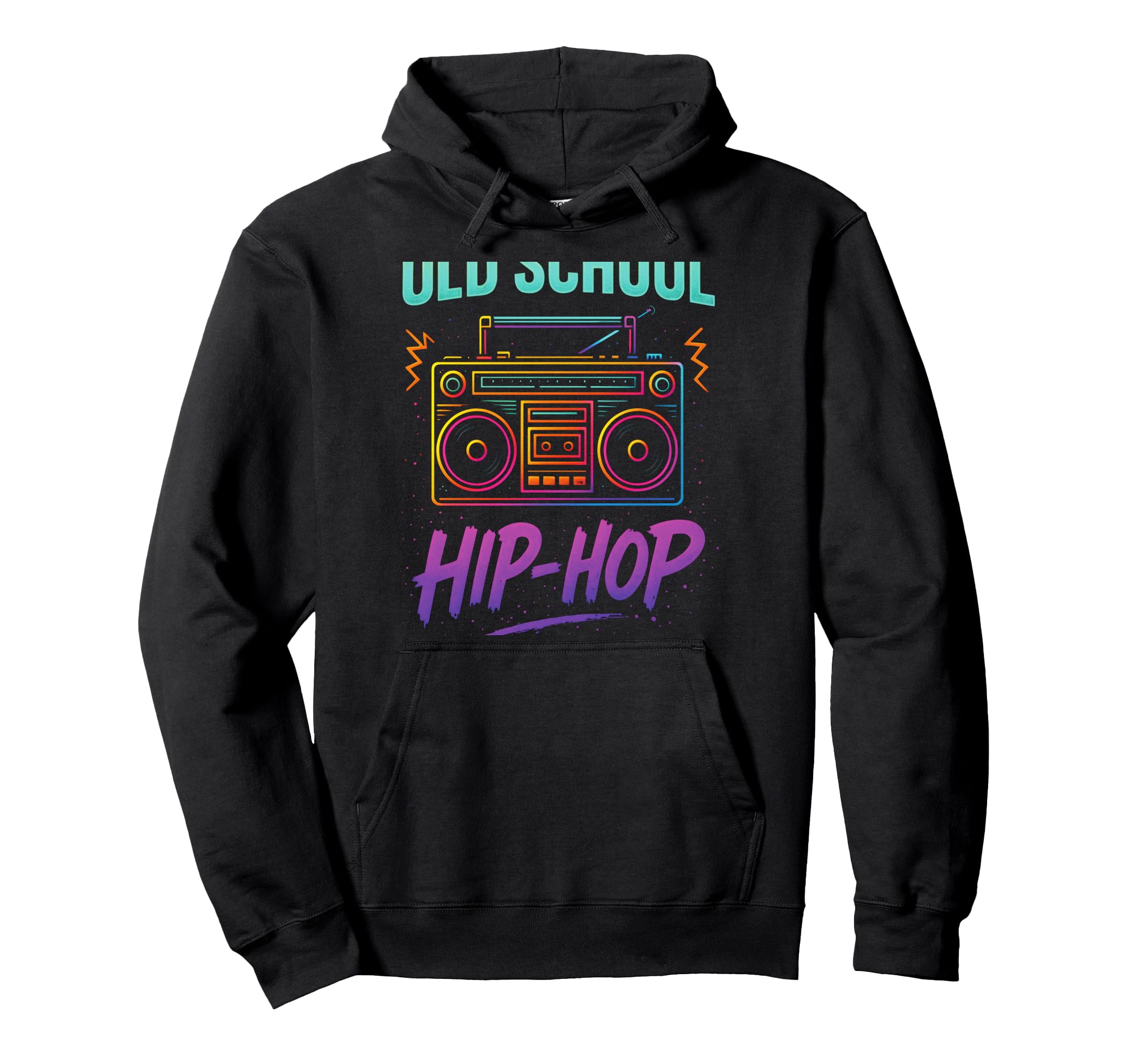 Old School Hip Hop Graffiti Hoodie - Fun Novelty Design Unisex - T-Shirt, Sweatshirt, Hoodie