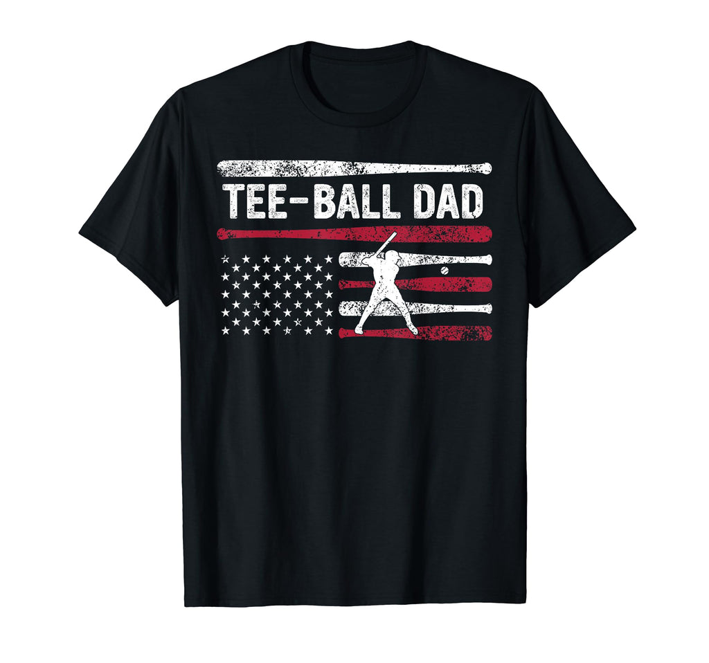 T Ball Dad Fathers Day Softball T-Shirt - Custom Art Print for Adults - T-Shirt, Sweatshirt, Hoodie