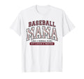 Baseball Mama Maroon Like Normal But T-Shirt - Aesthetic Graphic Unisex - T-Shirt, Sweatshirt, Hoodie