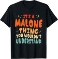 I Love 70's Malone Birthday - Adult & Kids T-Shirts, Sweatshirts & Hoodies apparel design preview 1