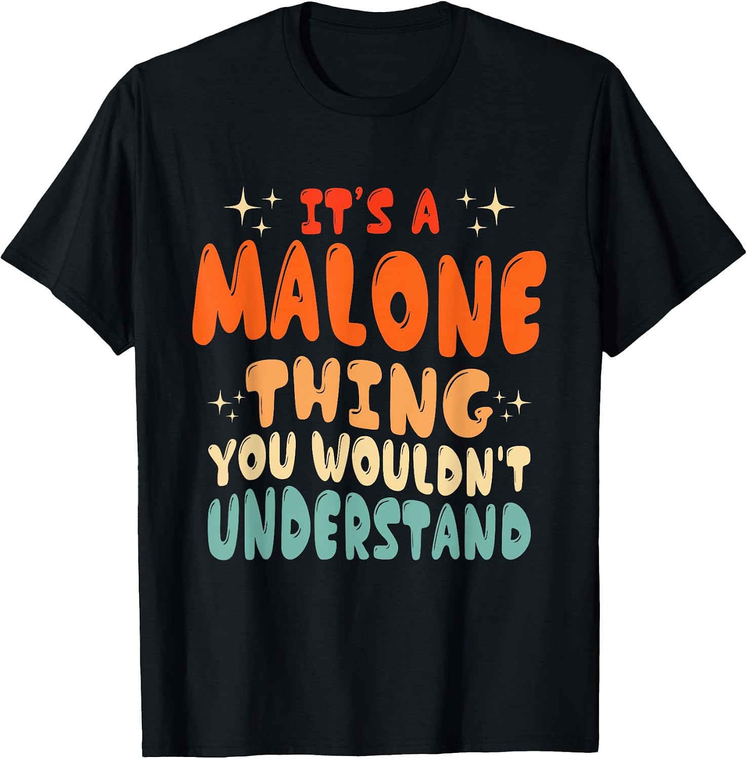 I Love 70's Malone Birthday - Adult & Kids T-Shirts, Sweatshirts & Hoodies apparel design preview 1