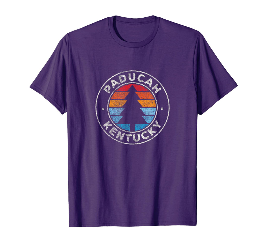 Paducah Kentucky Ky 70S T-Shirt - Unique Graphic for Adults - T-Shirt, Sweatshirt, Hoodie